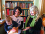 BIBS member receiving book in The Great Oak Bookshop
